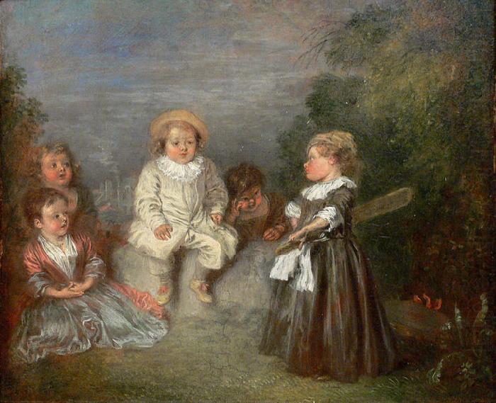 Jean-Antoine Watteau Heureux age china oil painting image